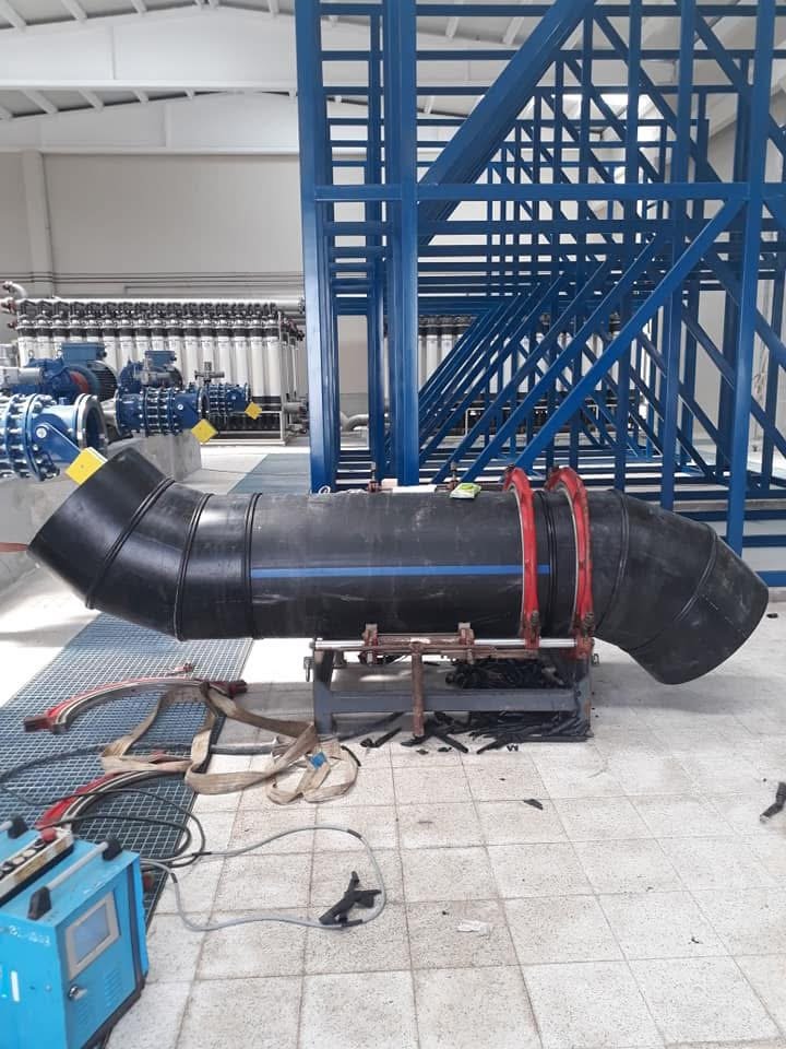 Arıtma tesisler borulama